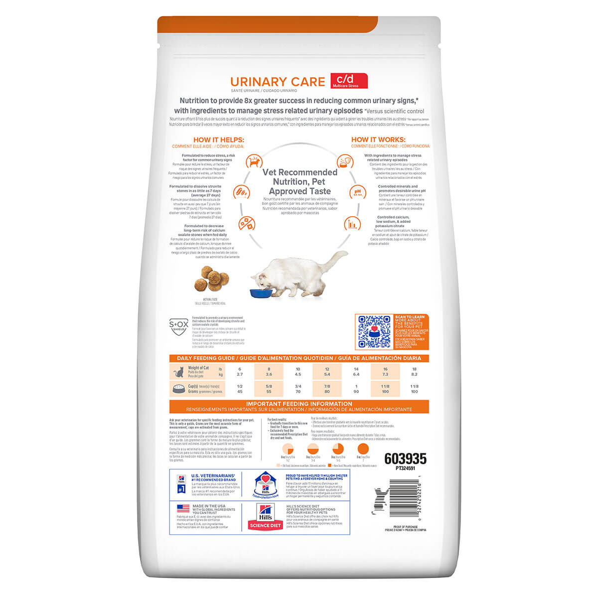 Hill'S Pd Feline C/D Multicare Stress 3.85Kg