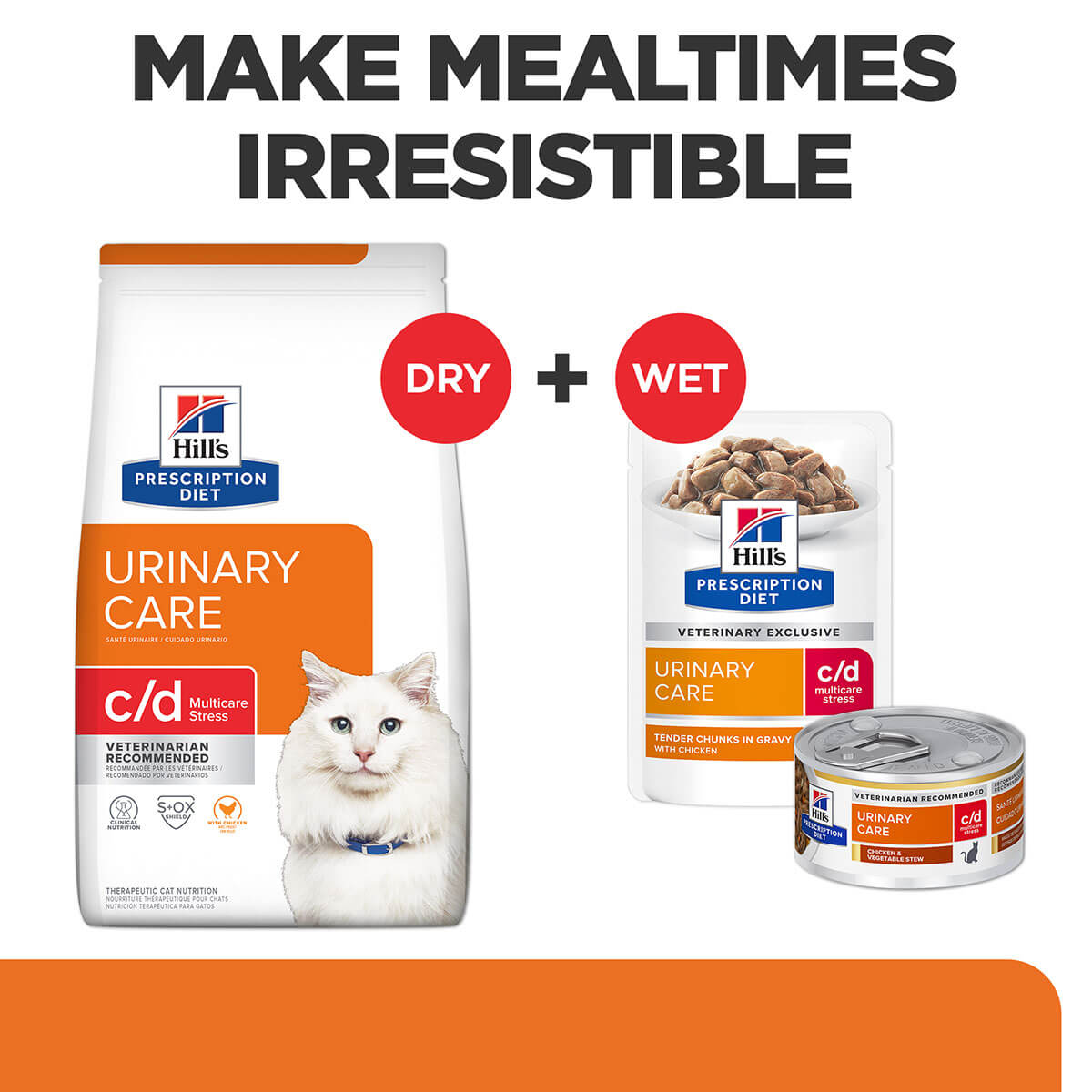 Hill'S Pd Feline C/D Multicare Stress 3.85Kg
