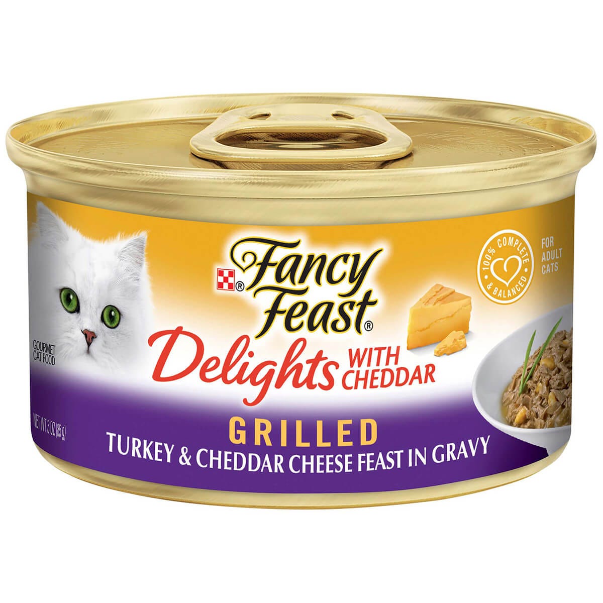 Fancy Feast Delights With Cheddar Grilled Turkey Cheddar Cheese Wet Best Friends Pets