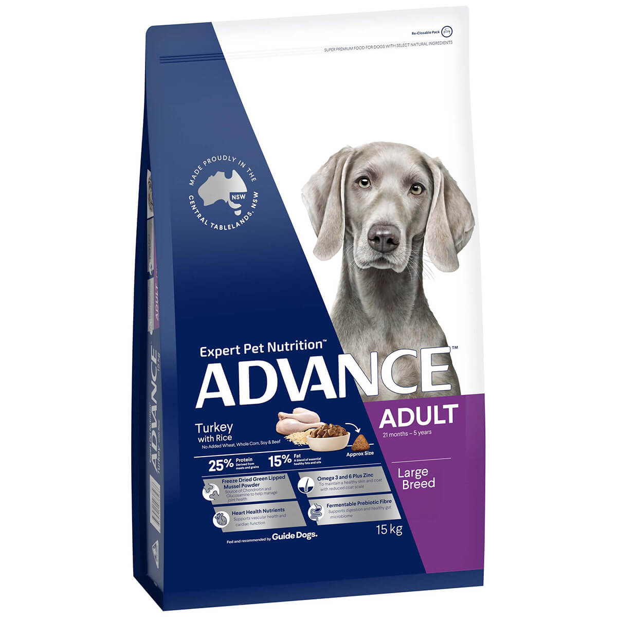 ADV Dog Giant Breed Turkey 15kg Best Friends Pets