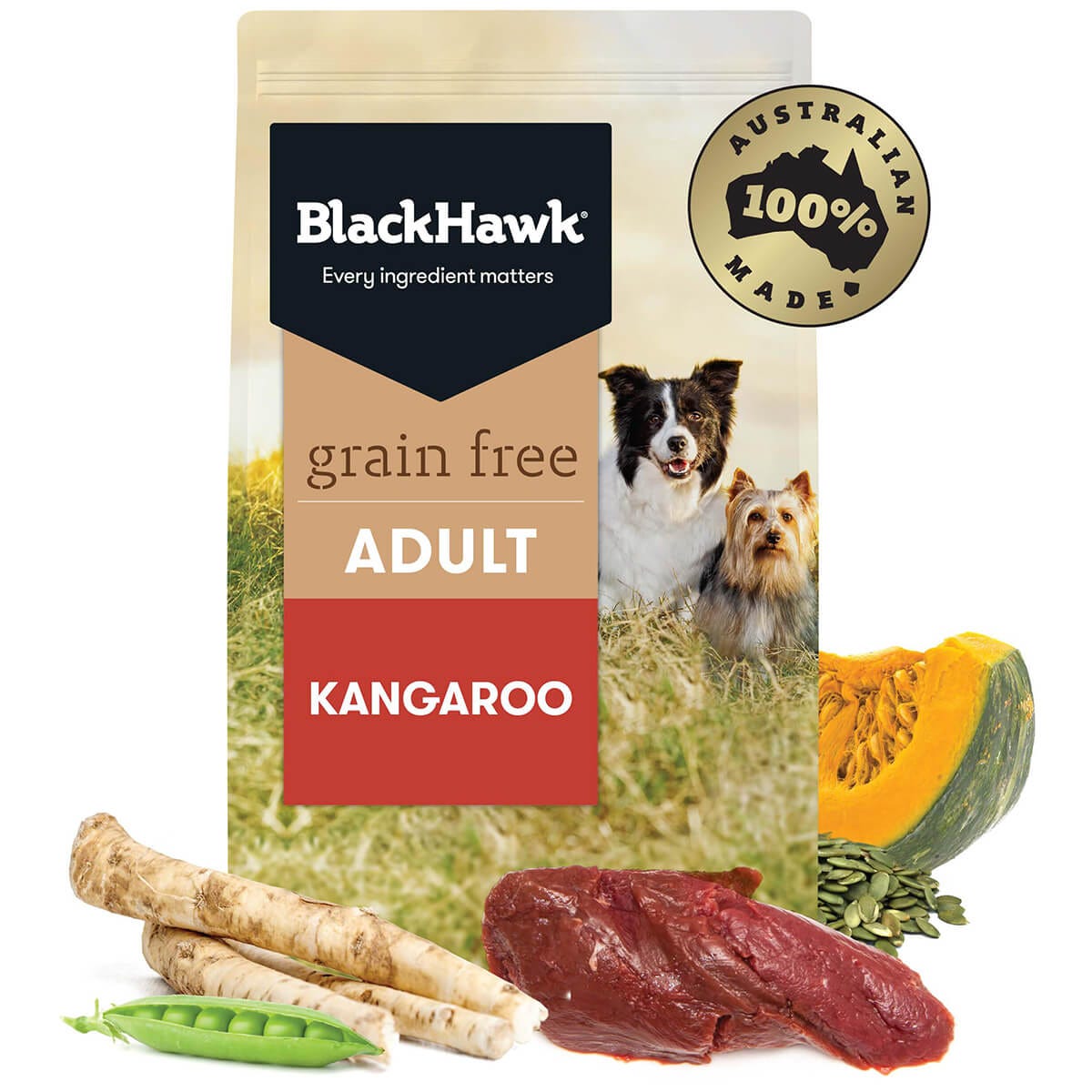 Black Hawk Grain Free Adult Kangaroo Dry Dog Food 7Kg Best Friends Pets