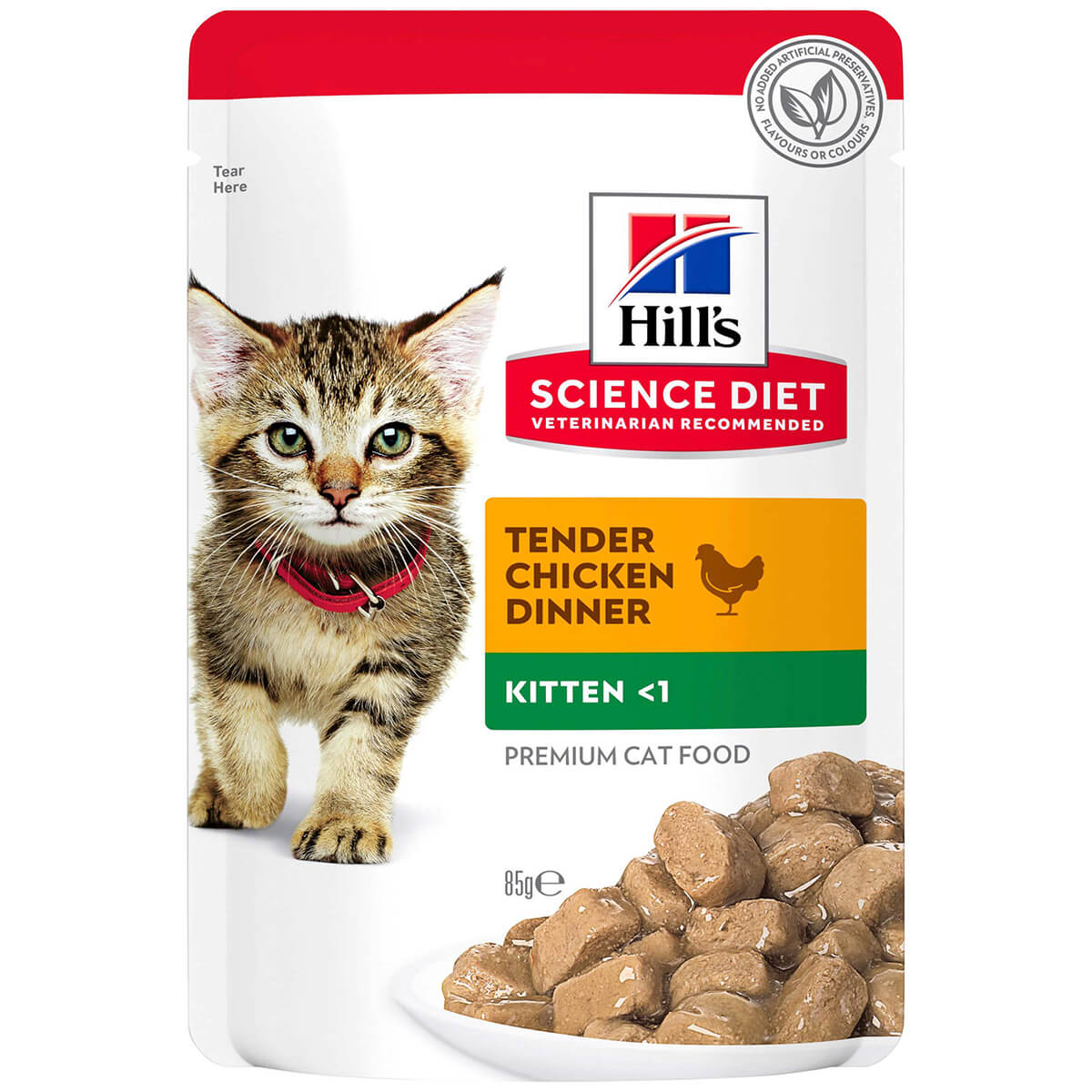 Hill S Science Diet Kitten Chicken Pouches Wet Cat Food 85G Best Friends Pets