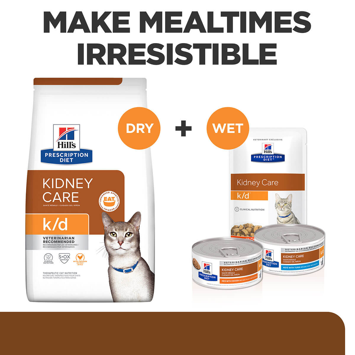 Hill'S Prescription Diet K/D Kidney Care Dry Cat Food 1.8Kg