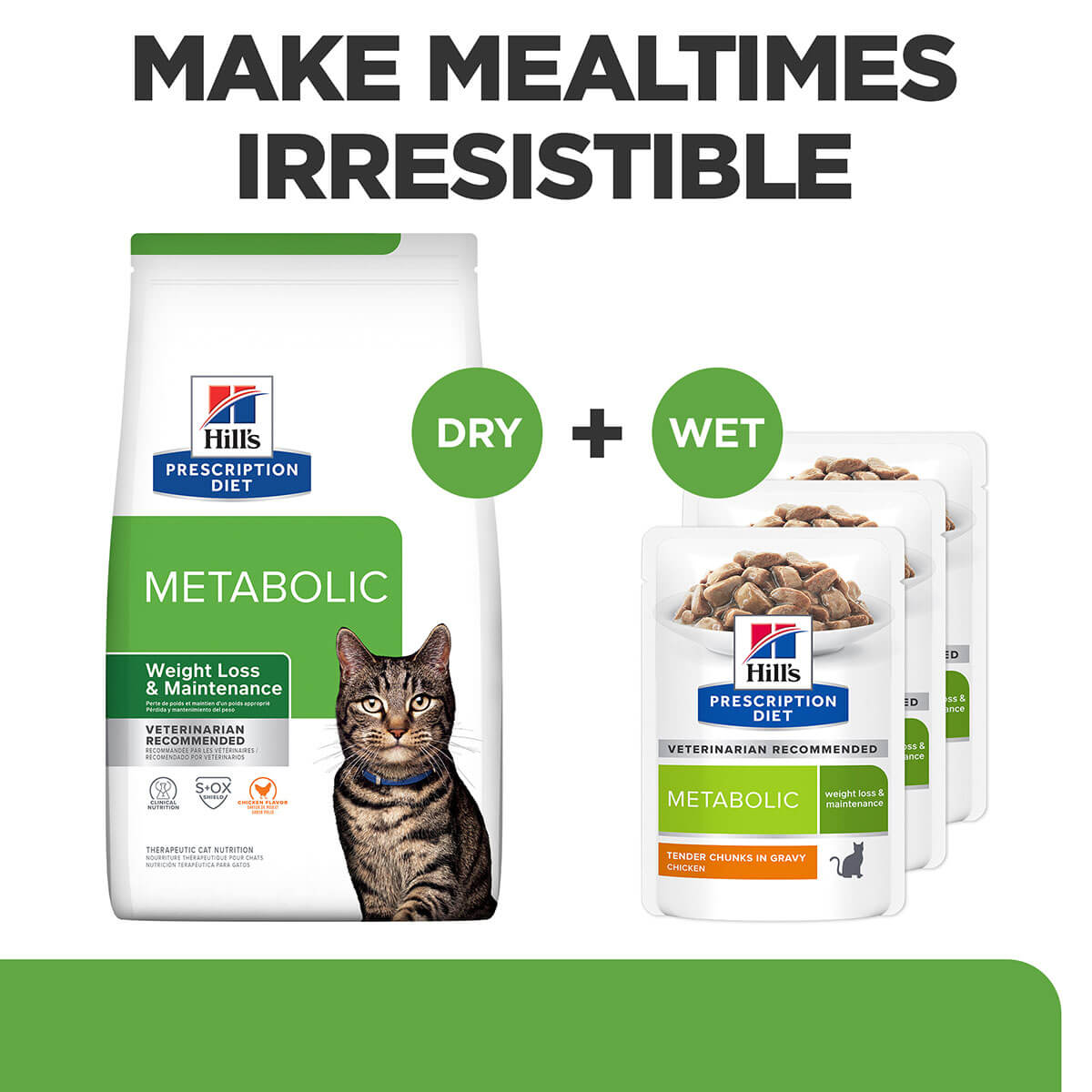 Hill'S Prescription Diet Metabolic Weight Management Chicken Dry Cat Food 1.5Kg