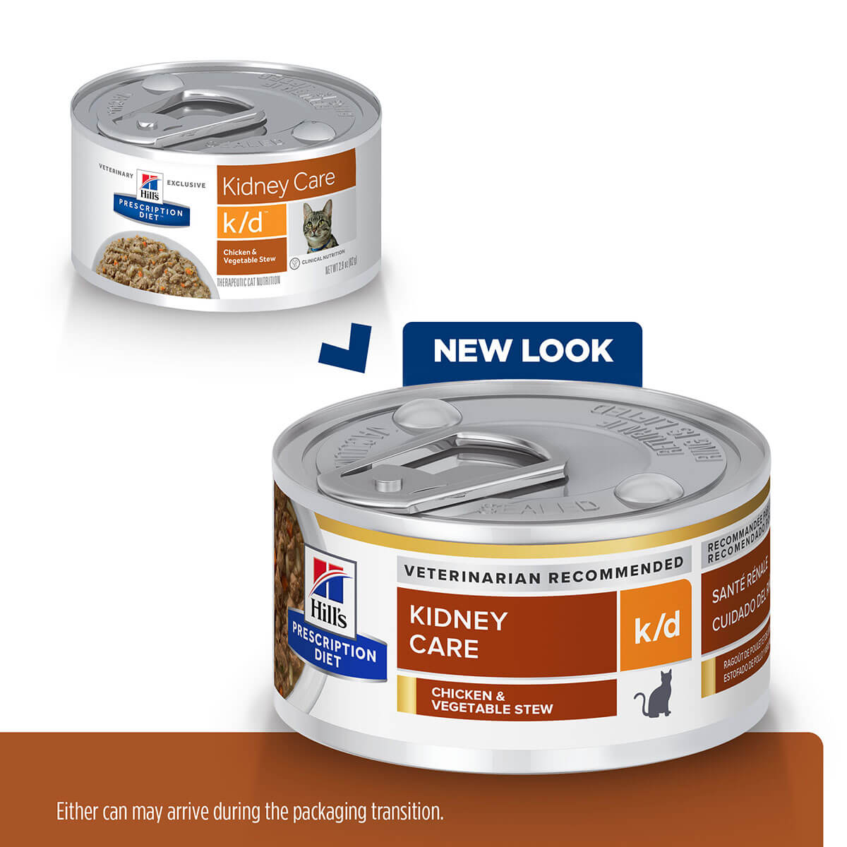 Hill'S Prescription Diet K/D Kidney Care Chicken & Vegetable Stew Wet Cat Food 82G