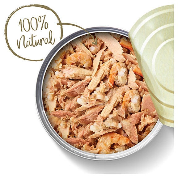 Applaws Natural Tuna Fillet With Prawn In Broth Wet Cat Food Can 70G
