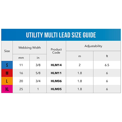 Rogz Utility Multi Lead Black Xl