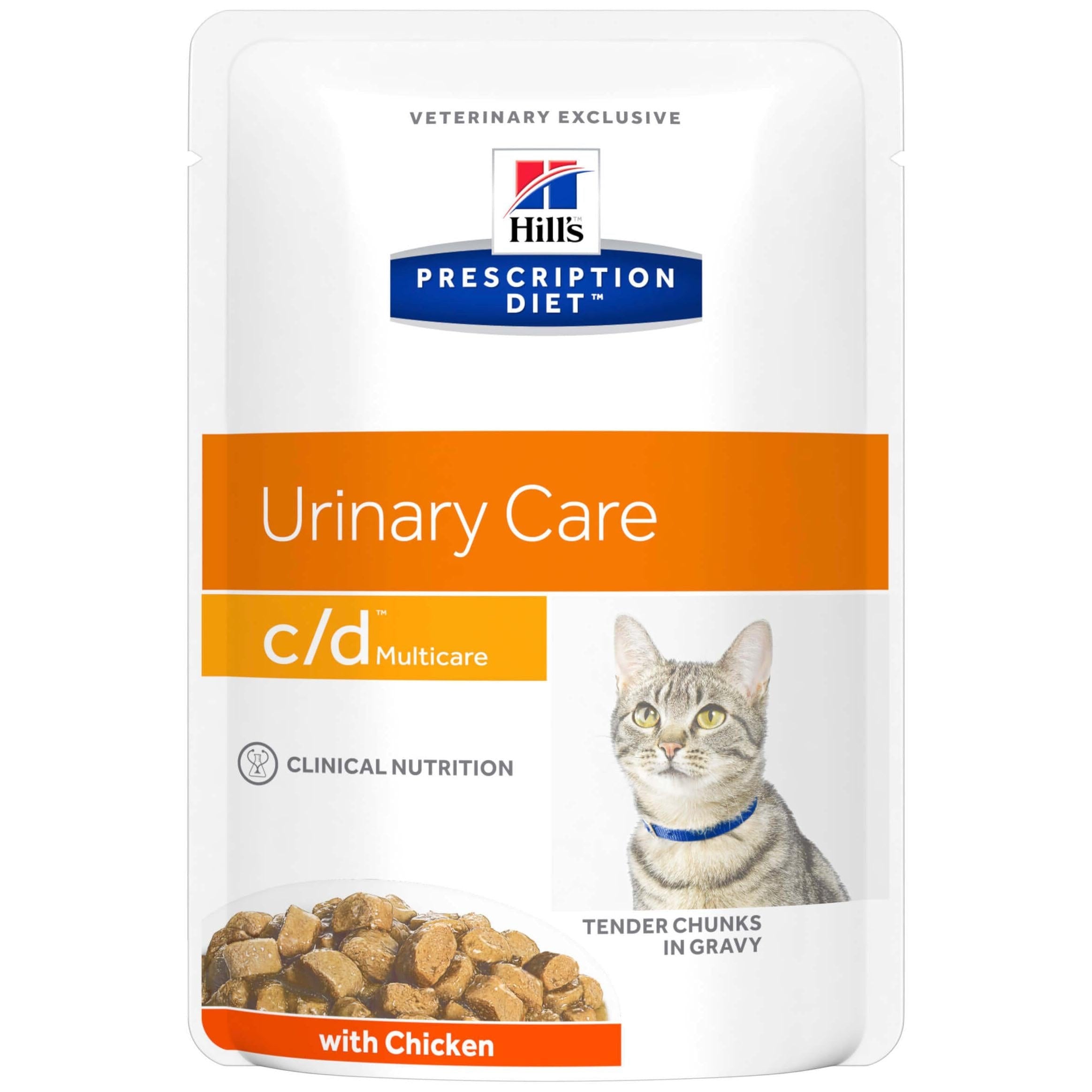 Hill S Prescription Diet C D Multicare Chicken Pouches Wet Cat Food 85 Best Friends Pets