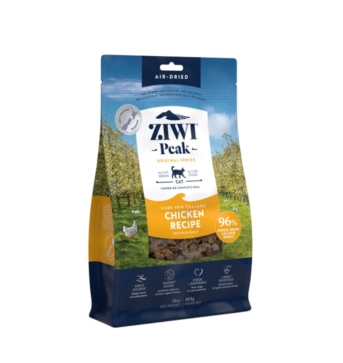 ZiwiPeak Air Dried Cat Food Chicken 1Kg