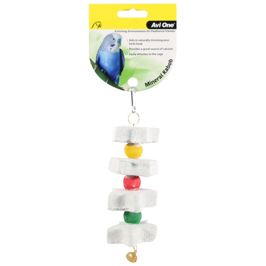 Avi One Mineral Star Kabob Bird Toy