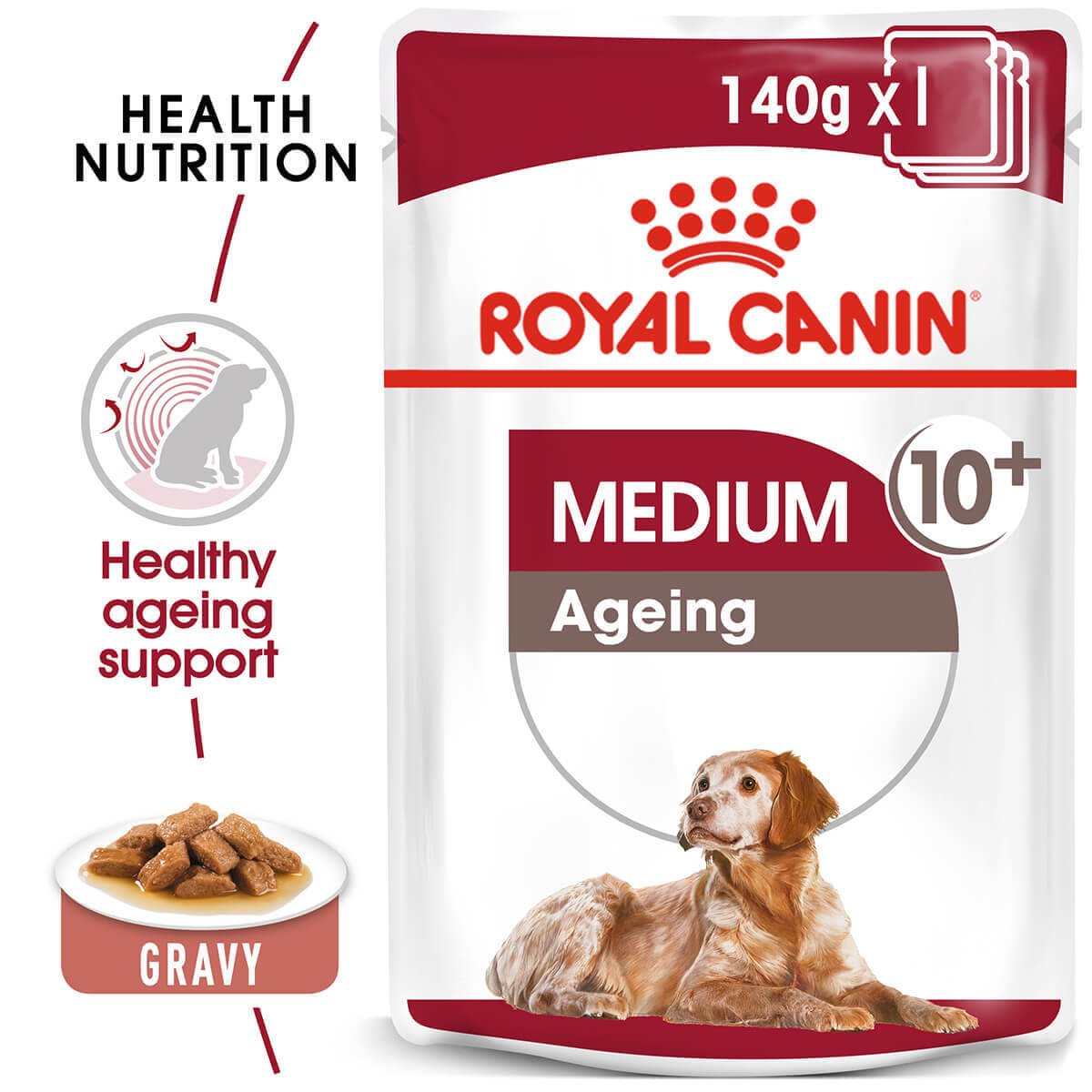 Royal Canin Medium Ageing Senior Wet Dog Food 140G