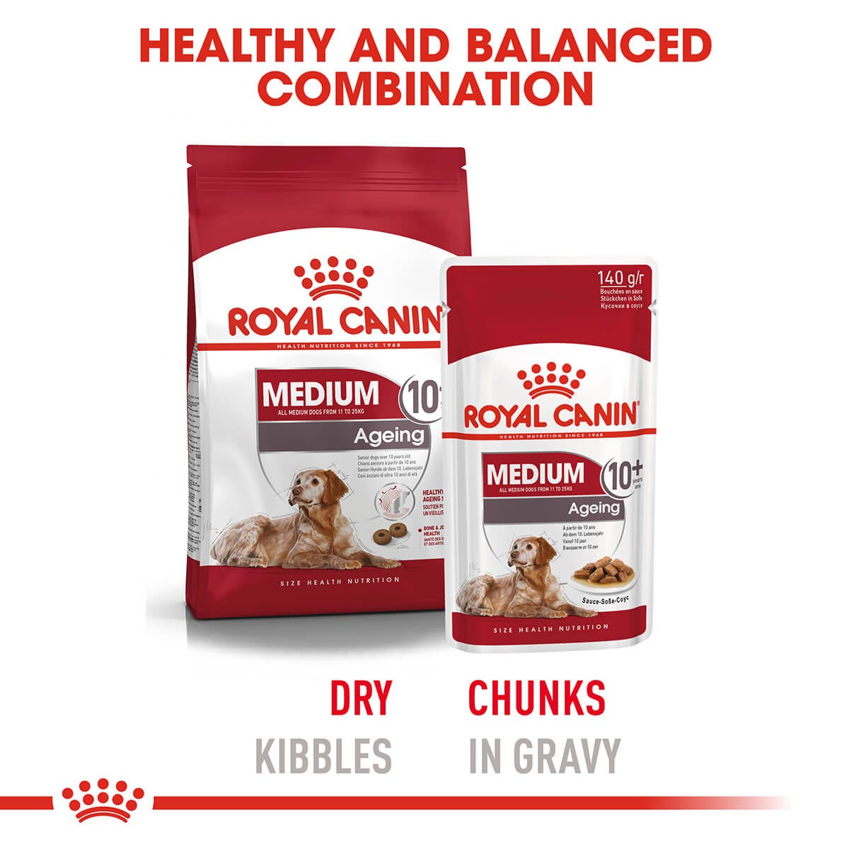 Royal Canin Medium Ageing Senior Wet Dog Food 140G