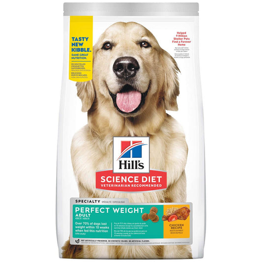 Hill'S Science Diet Perfect Weight Adult Chicken Dry Dog Food 1.8Kg