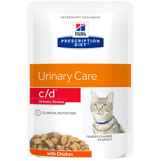 Hill'S Prescription Diet C/D Urinary Stress Pouches Wet Cat Food 85G