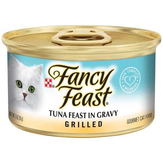 Fancy Feast Grilled Tuna Feast In Gravy Wet Cat Food 85G