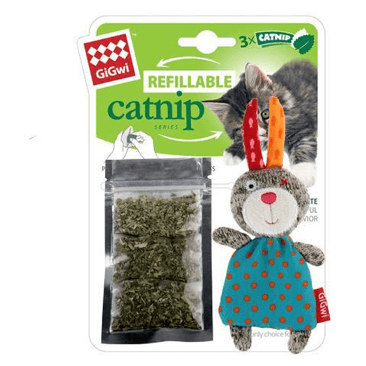 GIGWI Refill C/Nip Multi Teabag Rabbit