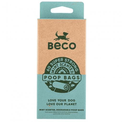 Beco Mint Scented Poop Bags 120Pk