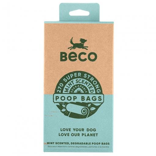 Beco Mint Scented Poop Bags 120Pk