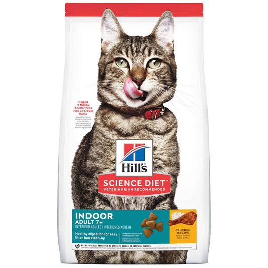 Hill'S Science Diet Indoor 7+ Adult Dry Cat Food 3.17Kg