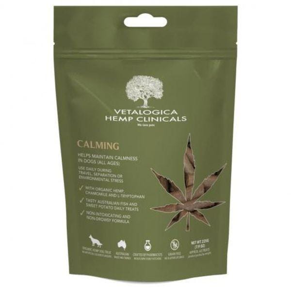 Vetalogica Hemp Clinicals Calming Dog Treats 225G