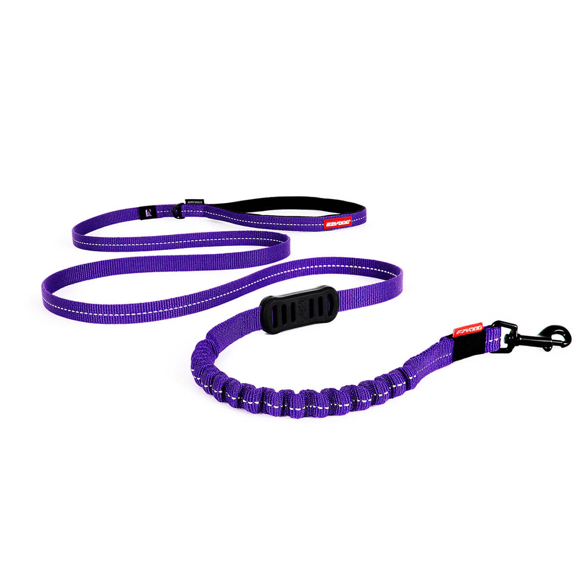 Ezydog Zero Shock Lite Leash - Black