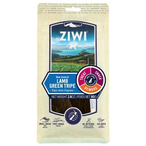 ZiwiPeak Dog Treat Lamb Green Tripe 80g