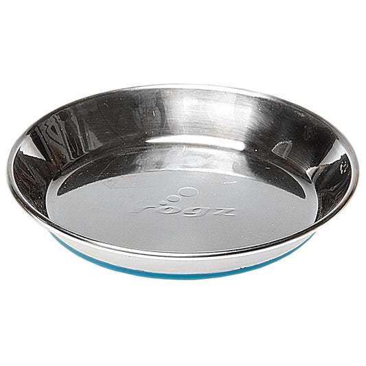 Rogz Anchovy Stainless Steel Cat Bowl Blue