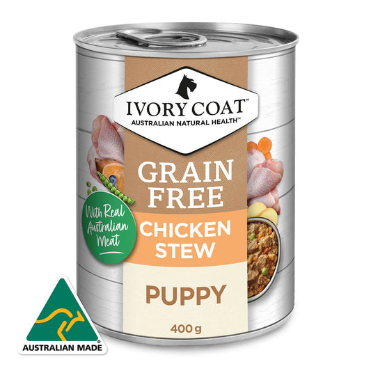 IVORY COAT Puppy GF Chicken Stew 400g