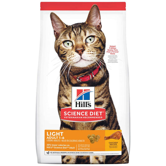 Hill'S Science Diet Light Adult Chicken Dry Cat Food 2Kg