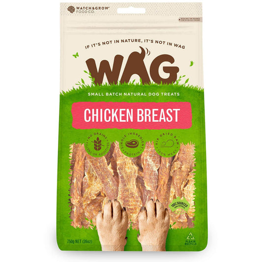 Wag Chicken Breast Dog Treats 200G