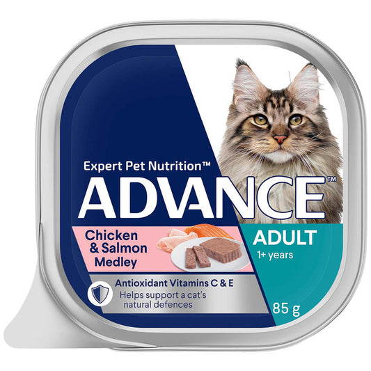 ADV Cat Chicken & Salmon Medley 85g