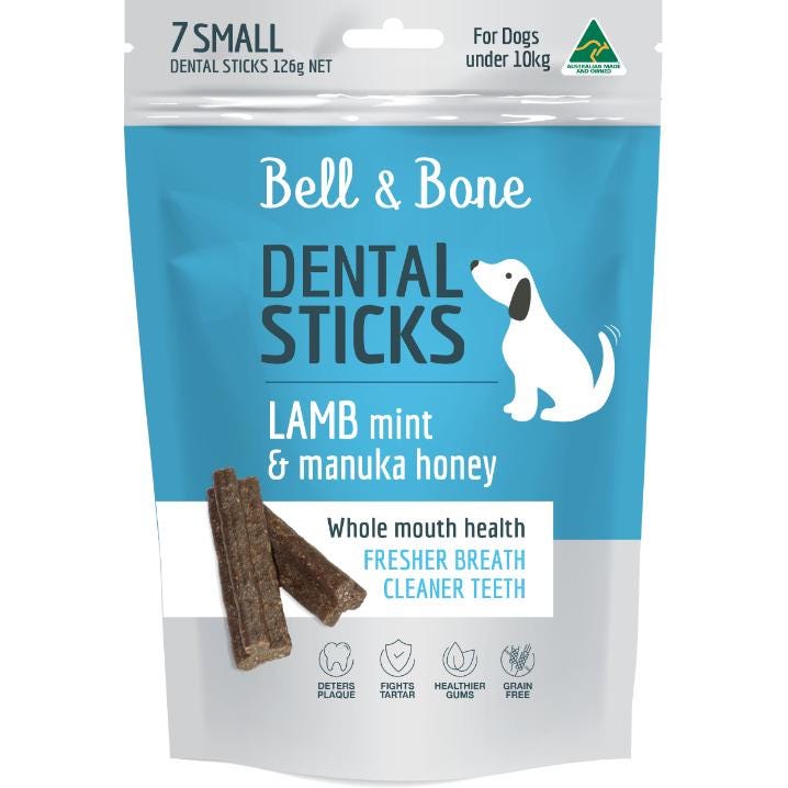 BELL&BONE Dental Stick Lamb Mint & Manuka Honey L