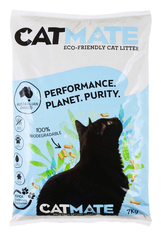 Catmate Wood Pellet Cat Litter 15Kg