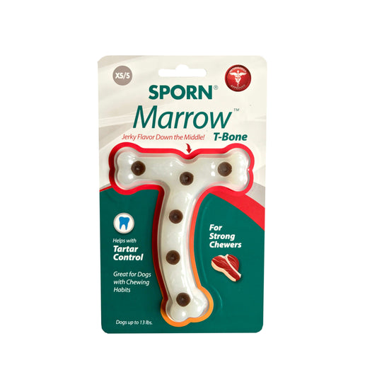 Sporn Marrow TDog Toy -Bone Dog Toy - Small