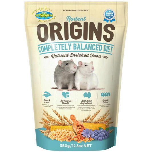 Vetafarm Rodent Origins Rat & Mouse Food 350G