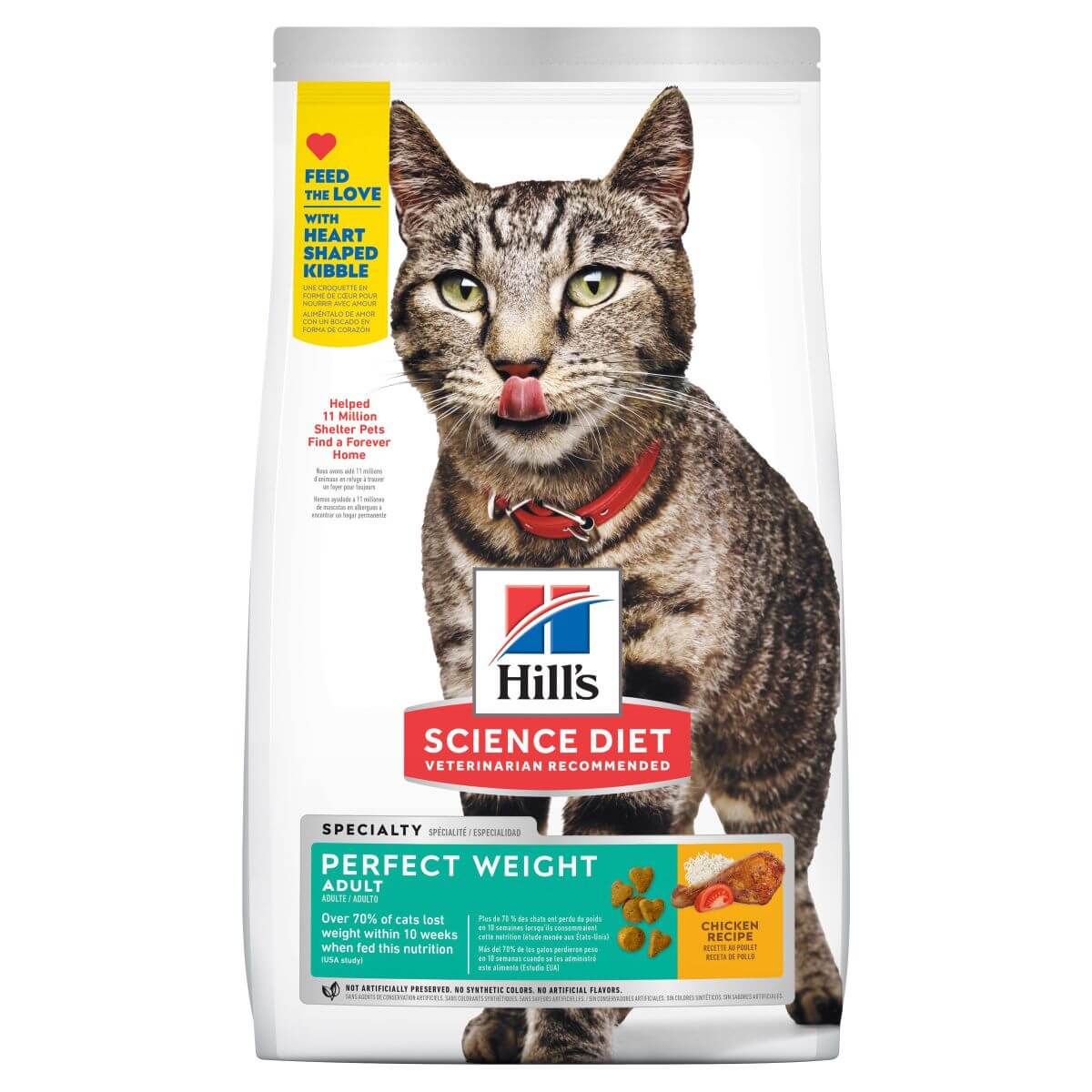 Hill'S Science Diet Perfect Weight Adult Dry Cat Food 1.3Kg