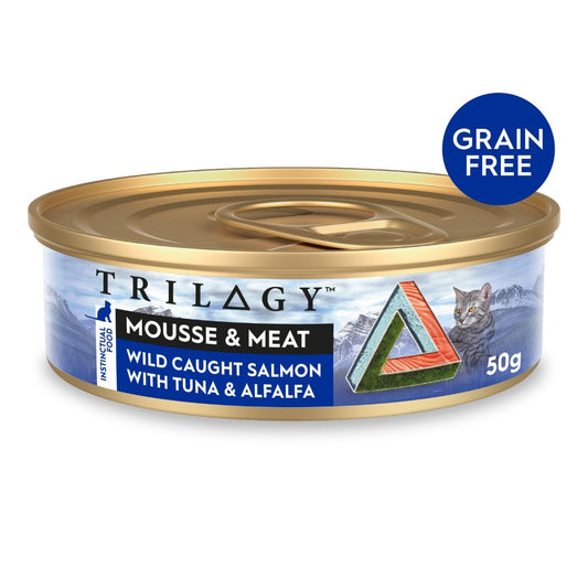 TRILOGY Cat Mousse Salmon Tuna & Alfalfa 50g