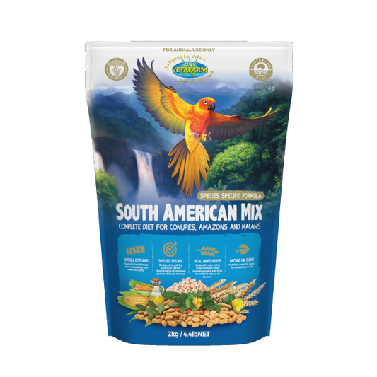 Vetafarm Parrot Pellets South American Mix 2Kg