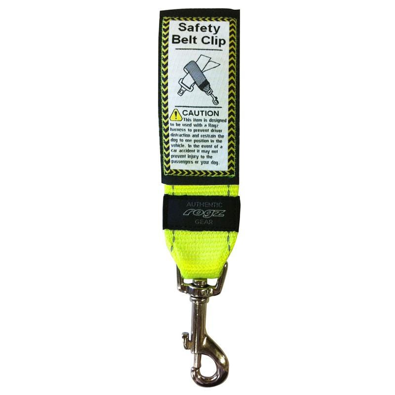 Rogz Landing Strip Car Safety Belt Clip Black