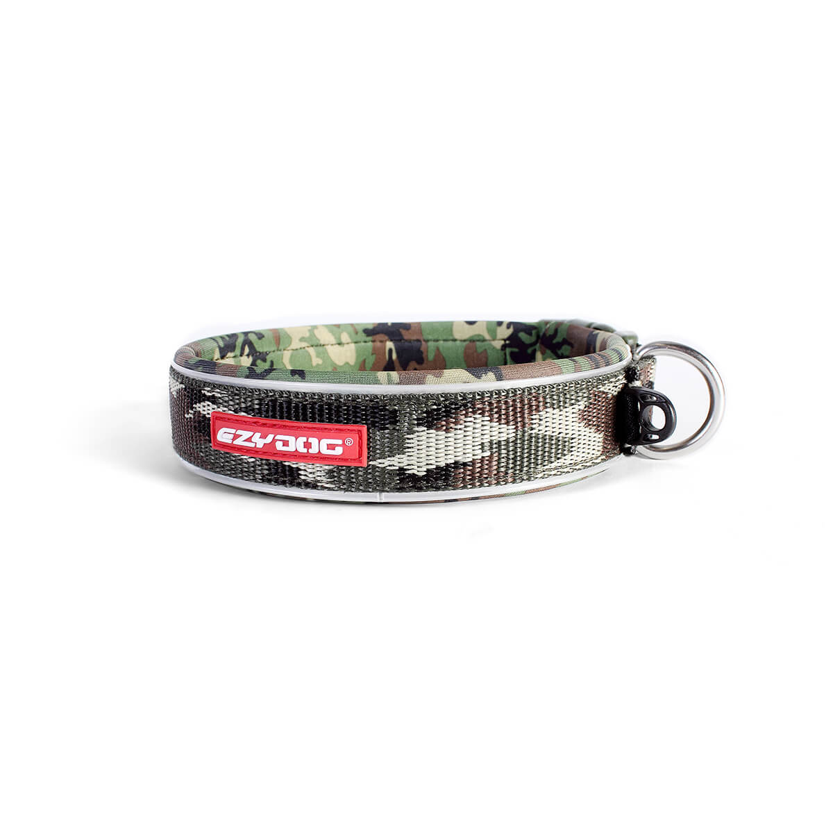 Ezydog Classic Neoprene Dog Collar Black Large (45-51Cm)