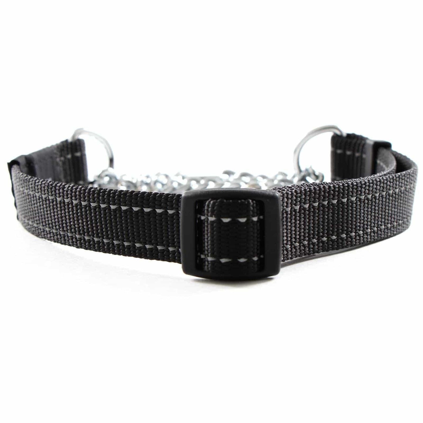 Rogz Utility Control Collar Chain Black L