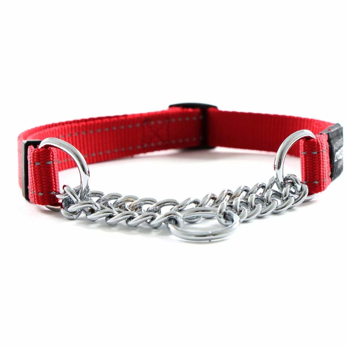 Rogz Utility Control Collar Chain Red Xl