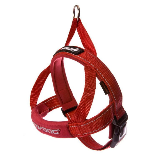 Ezydog Quick Fit Dog Harness Red Small (46-55Cm Girth)