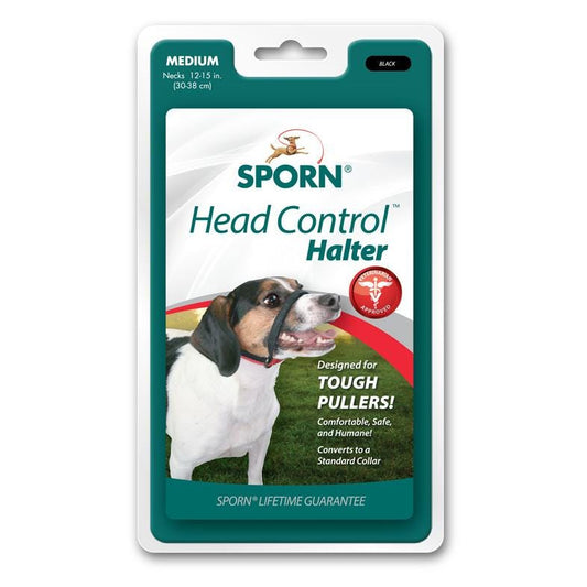 Sporn Head Halter Black Med