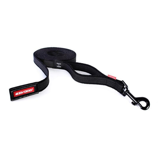 Ezydog Track N Train Extra Long Dog Lead Black