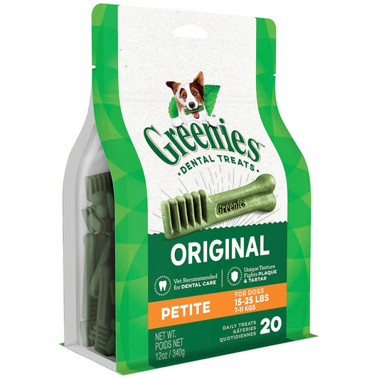 Greenies Petite Dental Chews For Small Dogs Treat Pack 340G