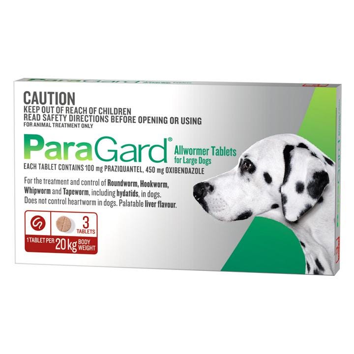 Paragard Allwormer Large Dog