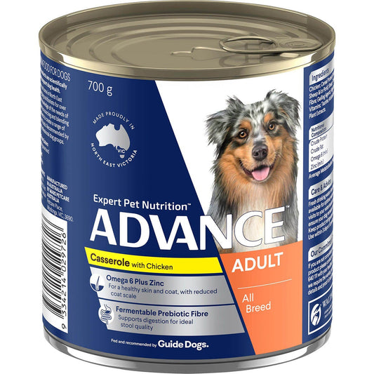 Advance Adult Casserole With Chicken Wet Dog Food 700G