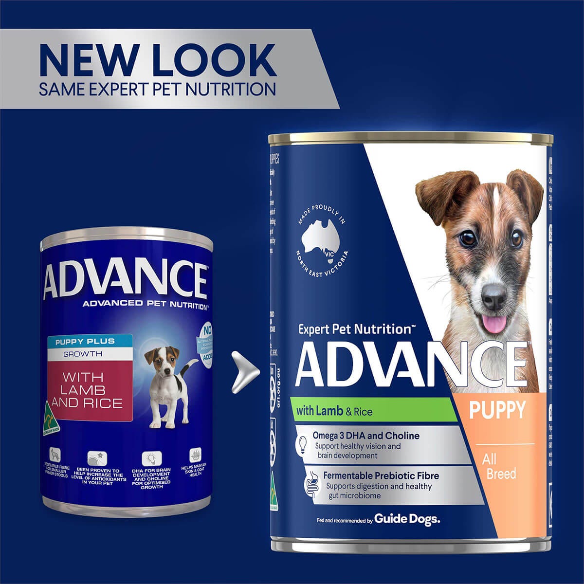 Advance Growth Puppy Lamb Rice Wet Dog Food 410G Best Friends Pets