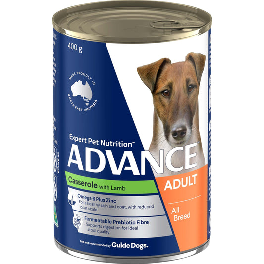 Advance Adult Casserole With Lamb Wet Dog Food 410G